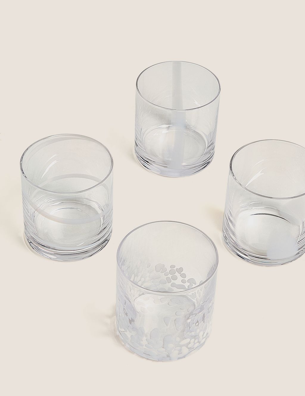 Set of 4 Patterned Tumblers 2 of 3
