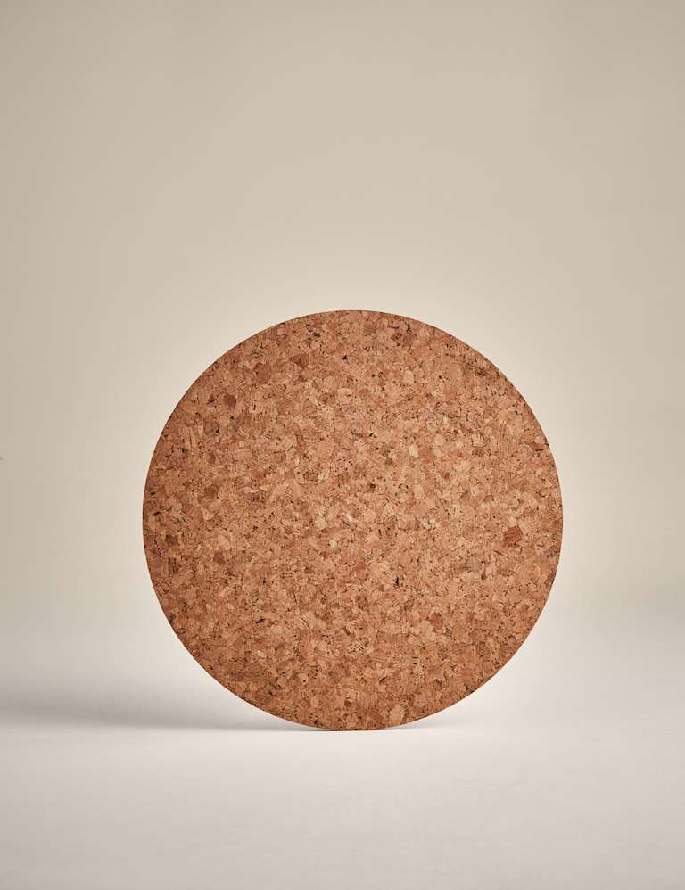 Set of 4 Round Cork Placemats M&S Collection M&S