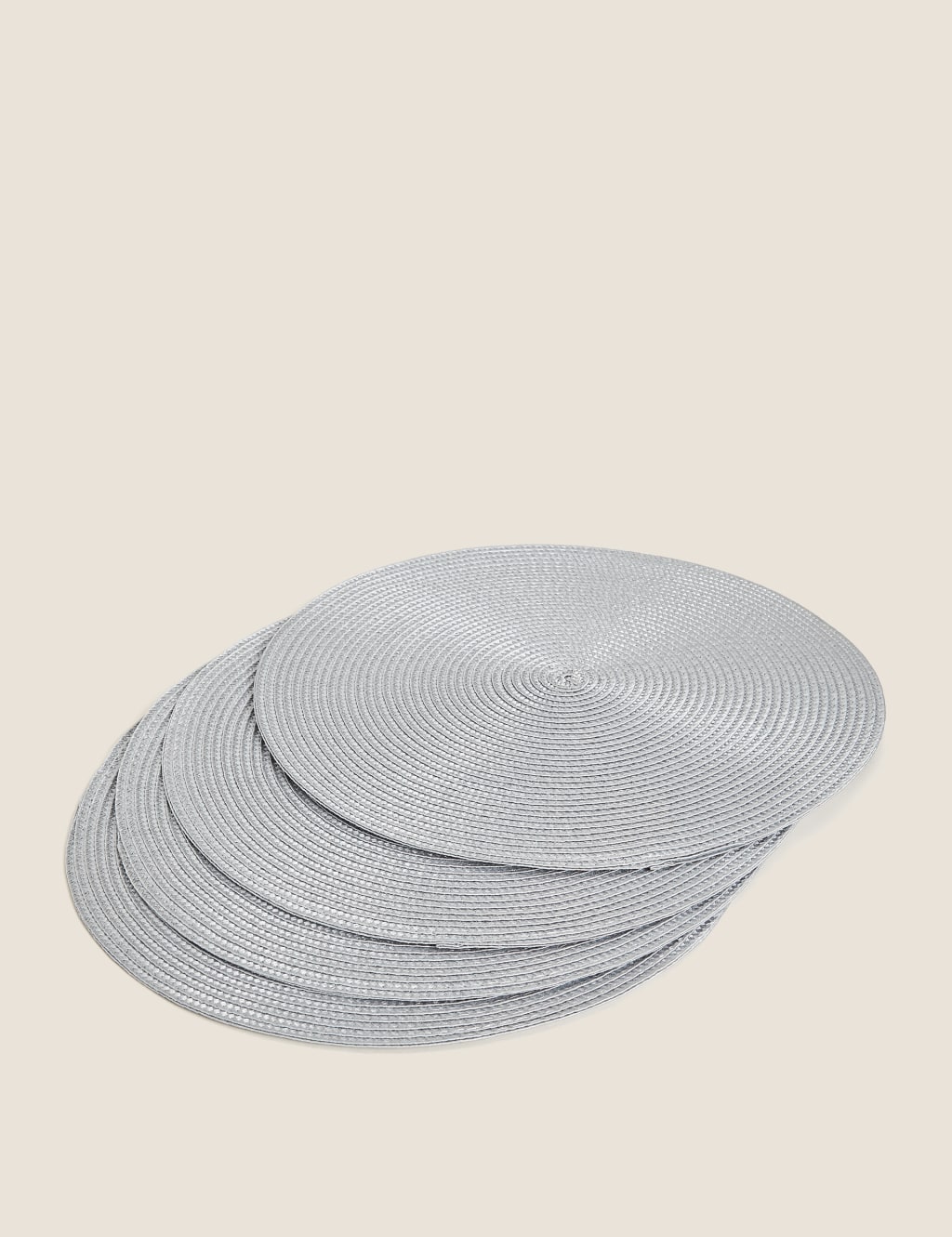 Set of 4 Round Woven Placemats M&S Collection M&S
