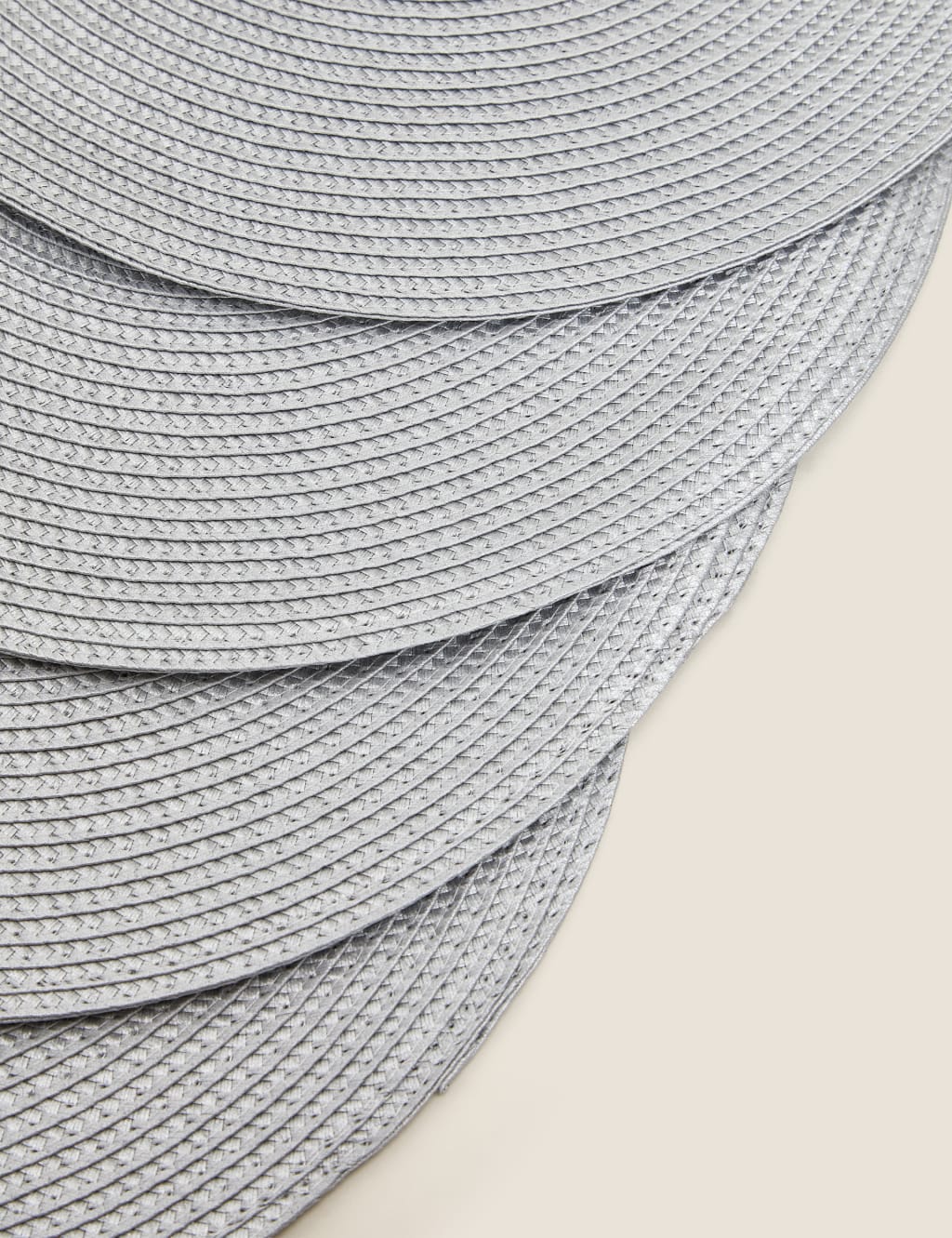 Set of 4 Round Woven Placemats M&S Collection M&S