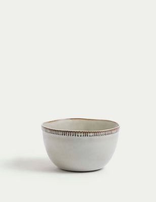 Set of 4 Stoneware Cereal Bowls Image 2 of 4