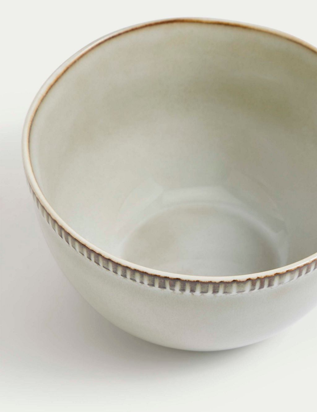 Set of 4 Stoneware Cereal Bowls 4 of 4