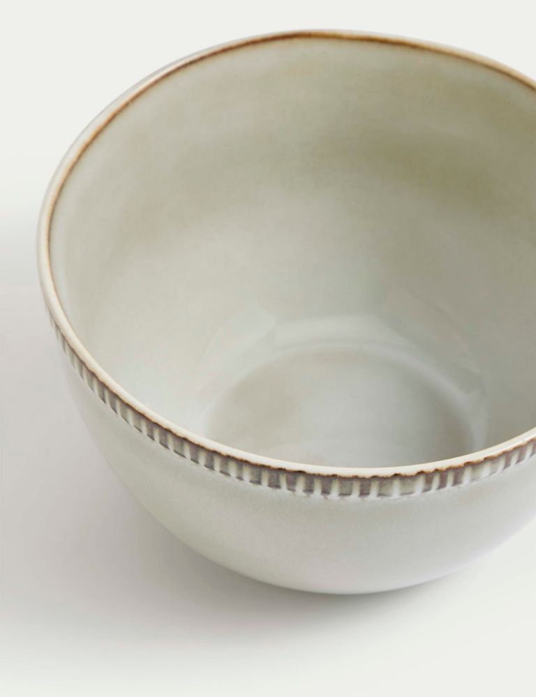 Set of 4 Stoneware Cereal Bowls 4 of 4