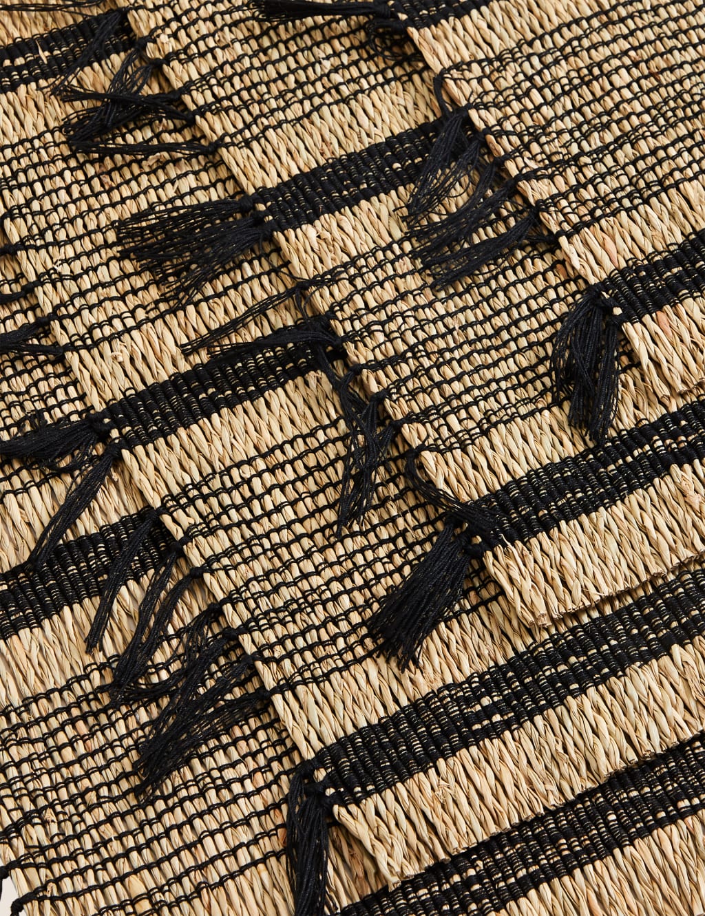 Set of 4 Striped Seagrass Placemats M&S Collection M&S