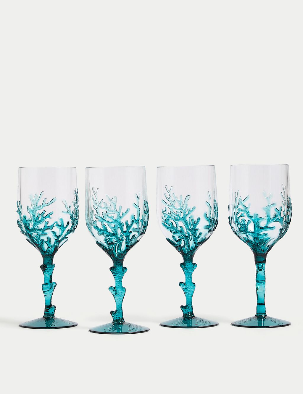 Set of 4 Summer Resort Picnic Wine Glasses 5 of 5