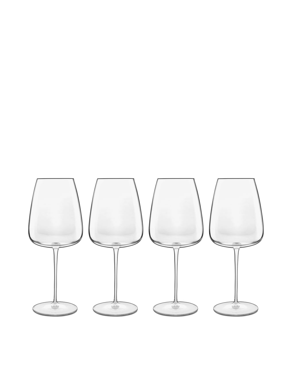 Set of 4 Talismano Red Wine Glasses Luigi Bormioli M&S