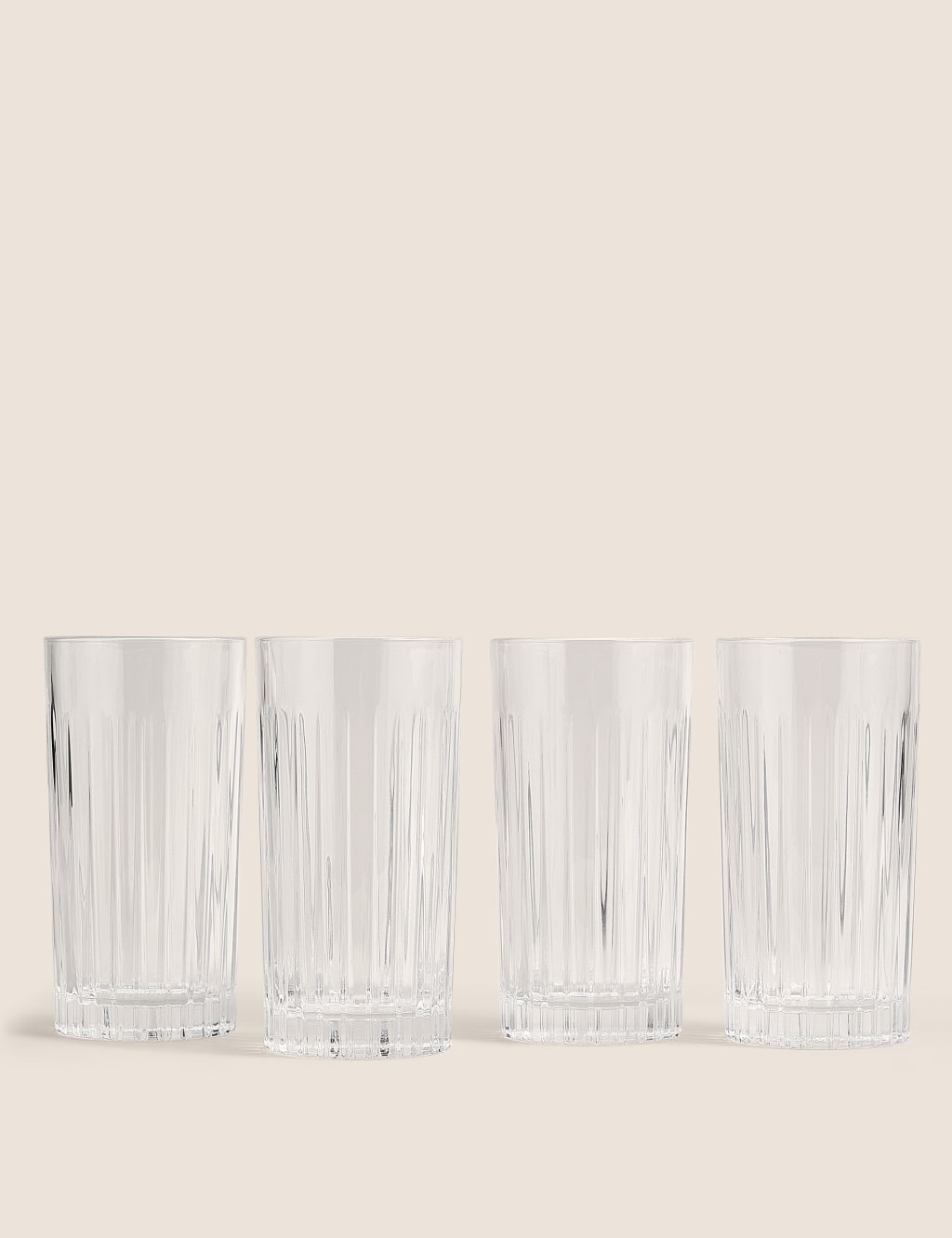 Set of 4 Timeless Hi Ball Glasses | M&S