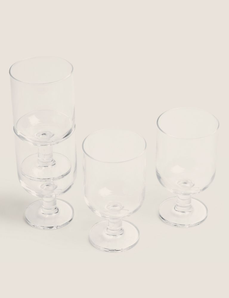 Set of 4 Tribeca Stackable Wine Glasses 4 of 5