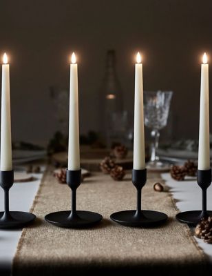 Set of 4 TruGlow® Dinner LED Candles Image 2 of 3