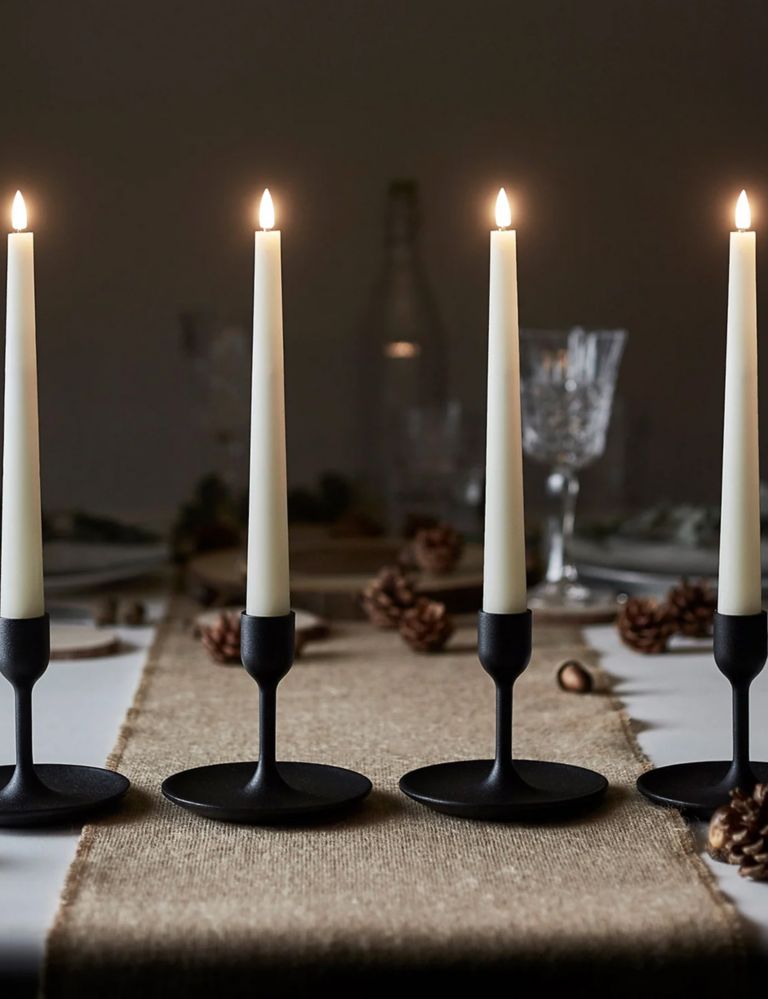 Set of 4 TruGlow® Dinner LED Candles 2 of 3