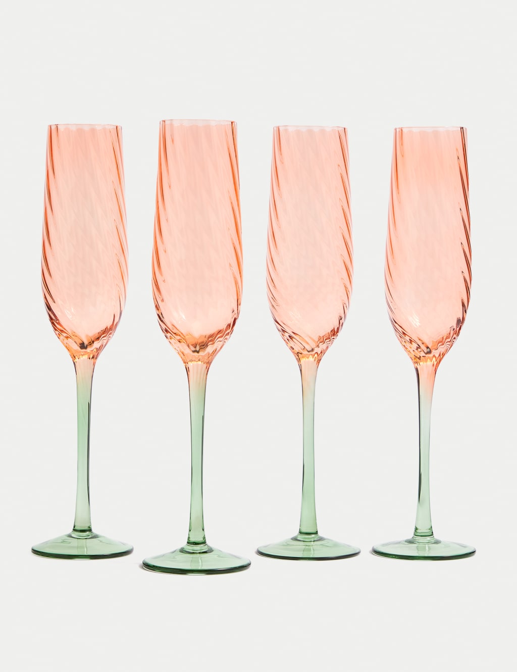 Set of 4 Two Tone Champagne Flutes 3 of 3