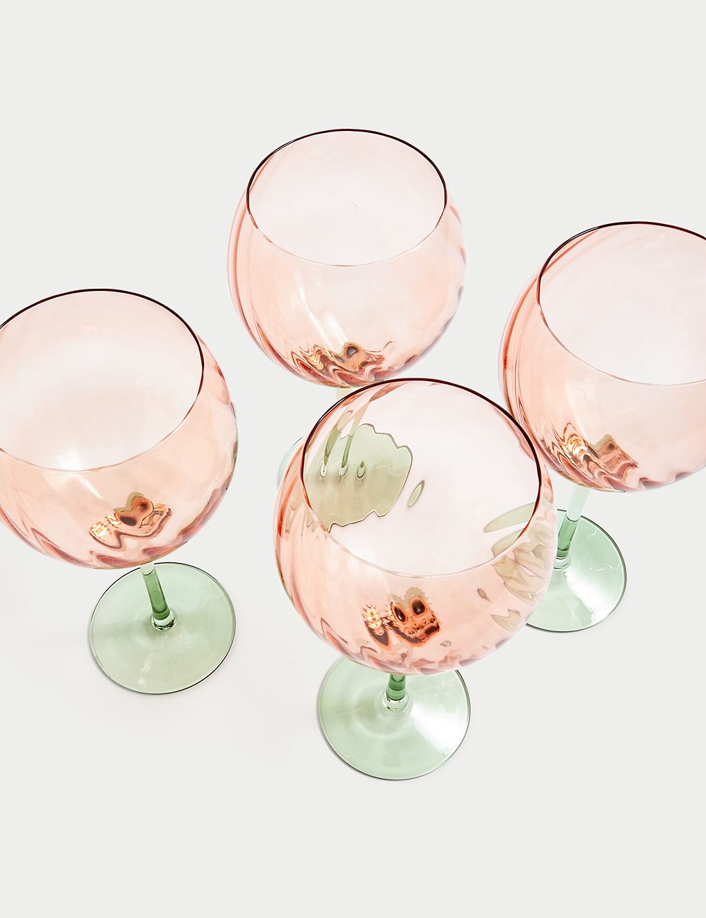 Set of 4 Two Tone Gin Glasses 2 of 3