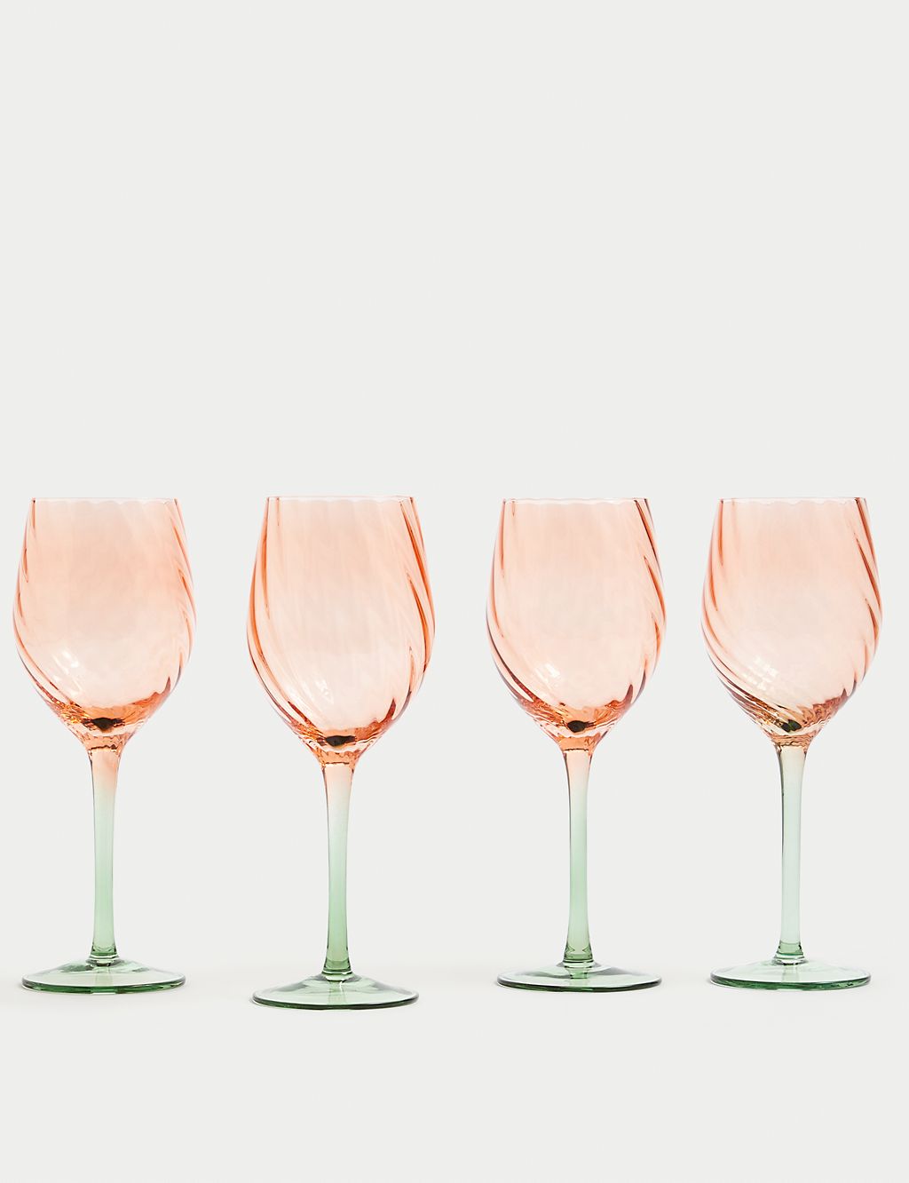 Set of 4 Two Tone Wine Glasses 3 of 3