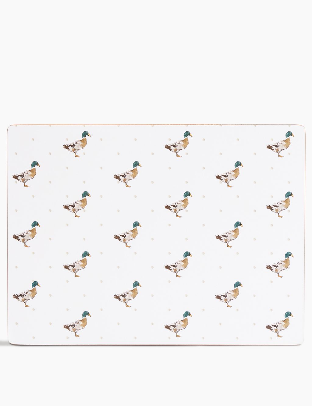 Set of 4 Watercolour Duck Placemats & Coasters 2 of 6