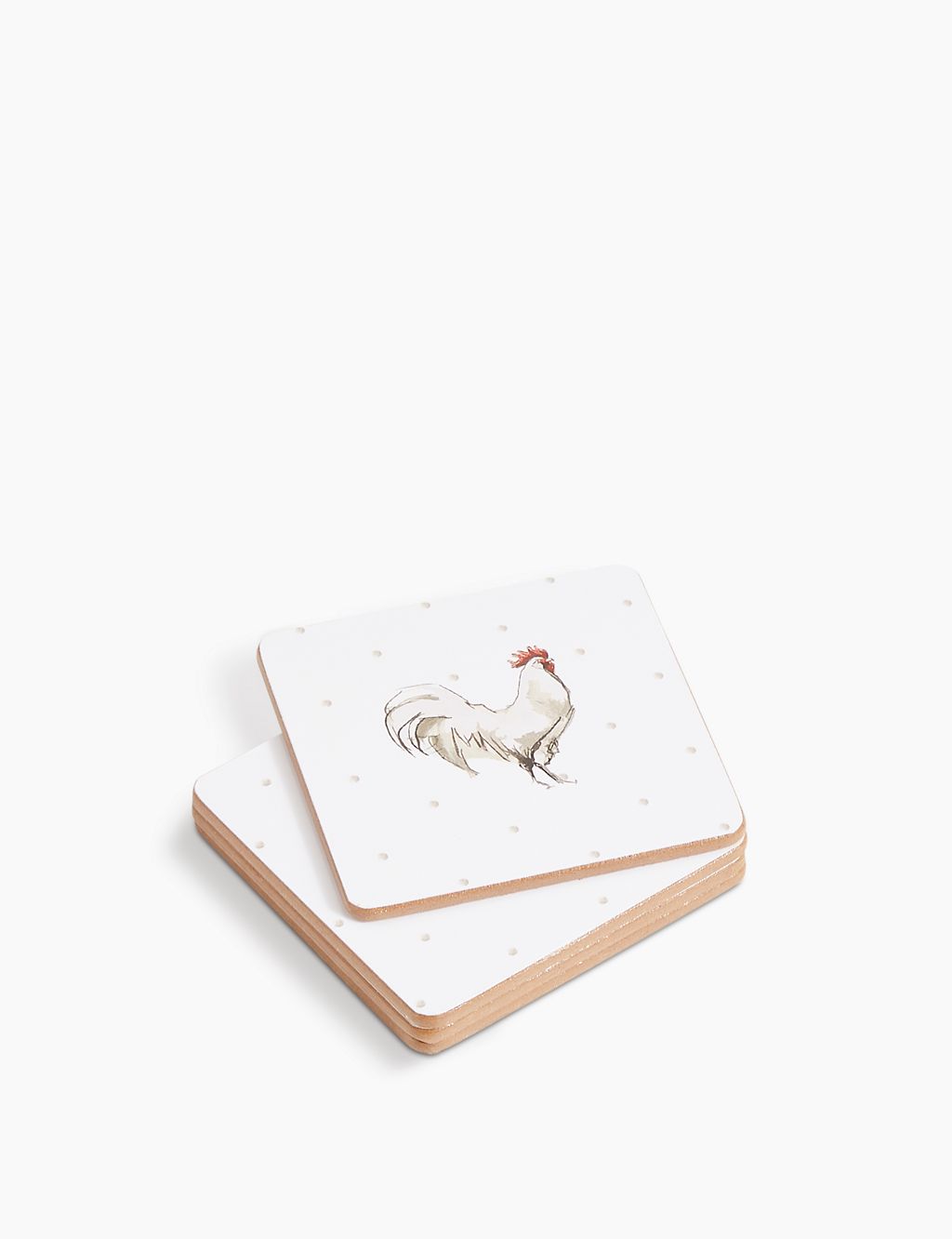 Set of 4 Watercolour Hen Placemats & Coasters 4 of 6