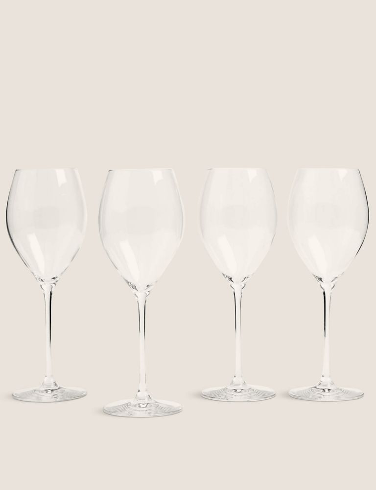Set of 4 White Wine Glasses 2 of 5