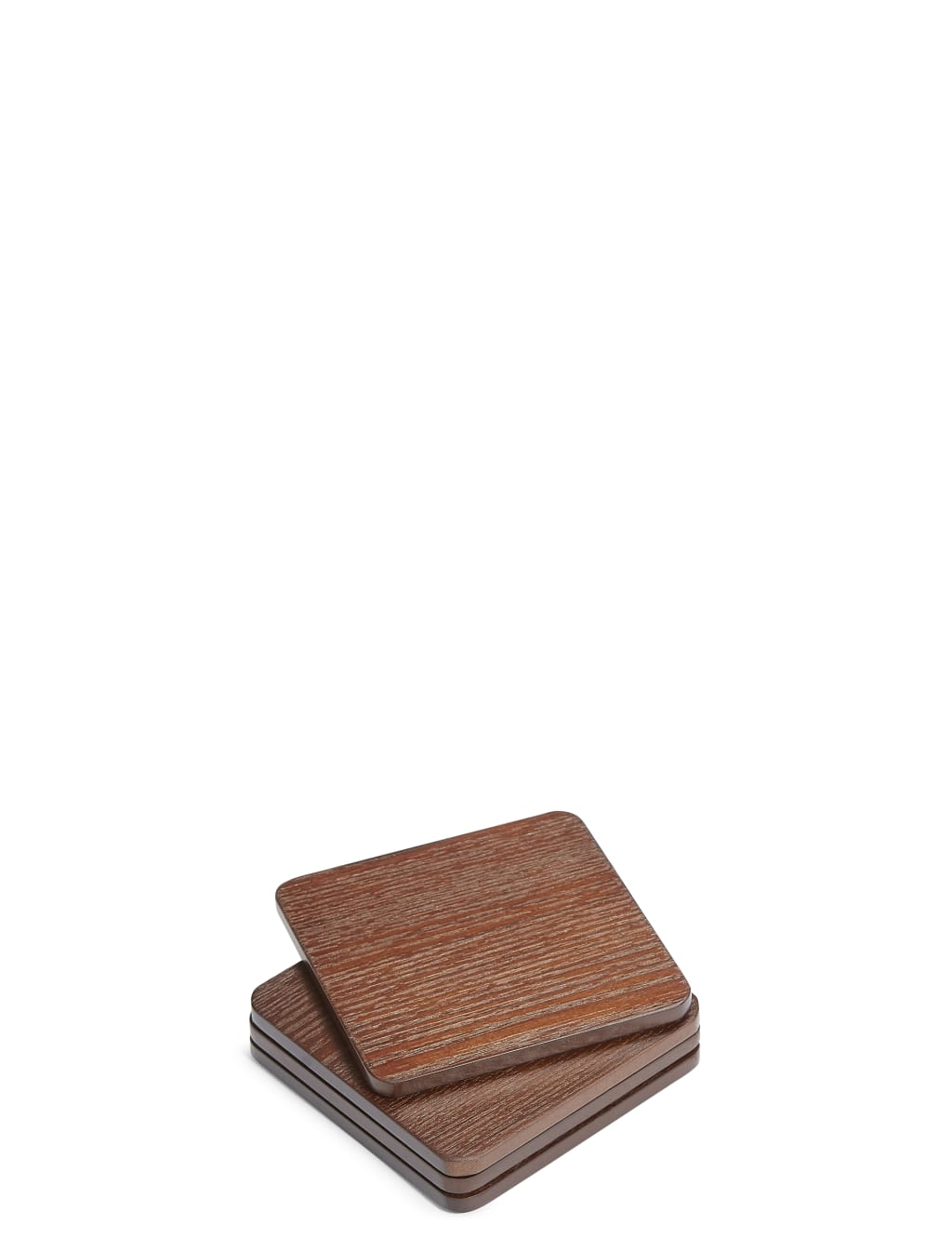 Set of 4 Wood Effect Placemats & Coasters M&S