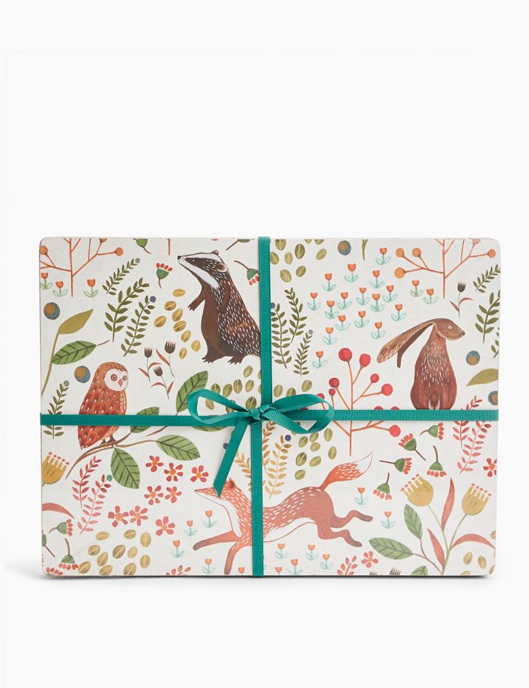Set of 4 Woodland Print Placements 2 of 4