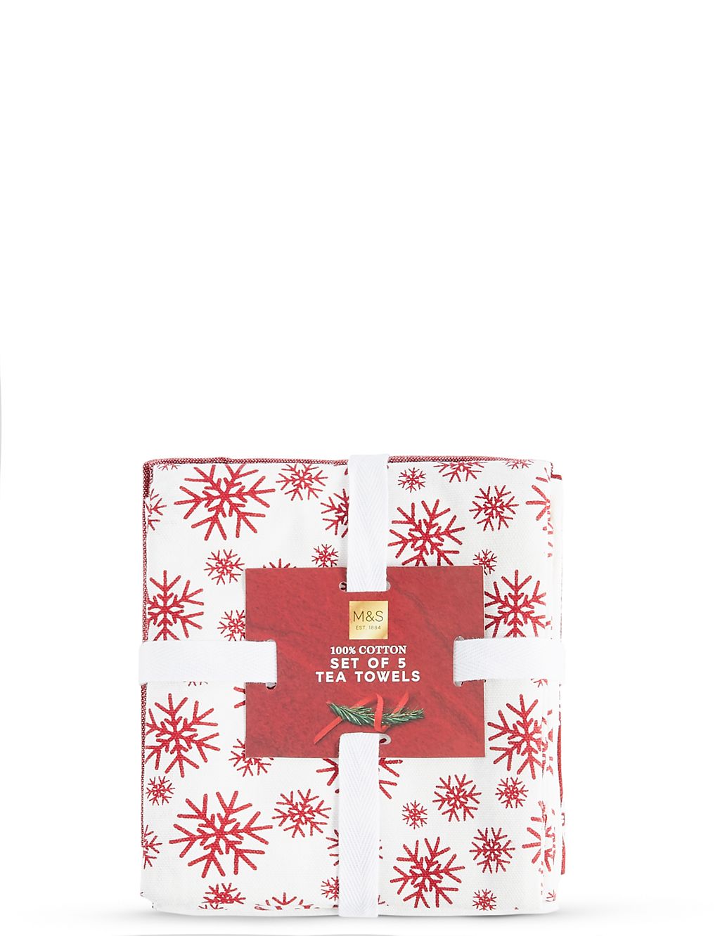 Set of 5 Christmas Tea Towels 3 of 7