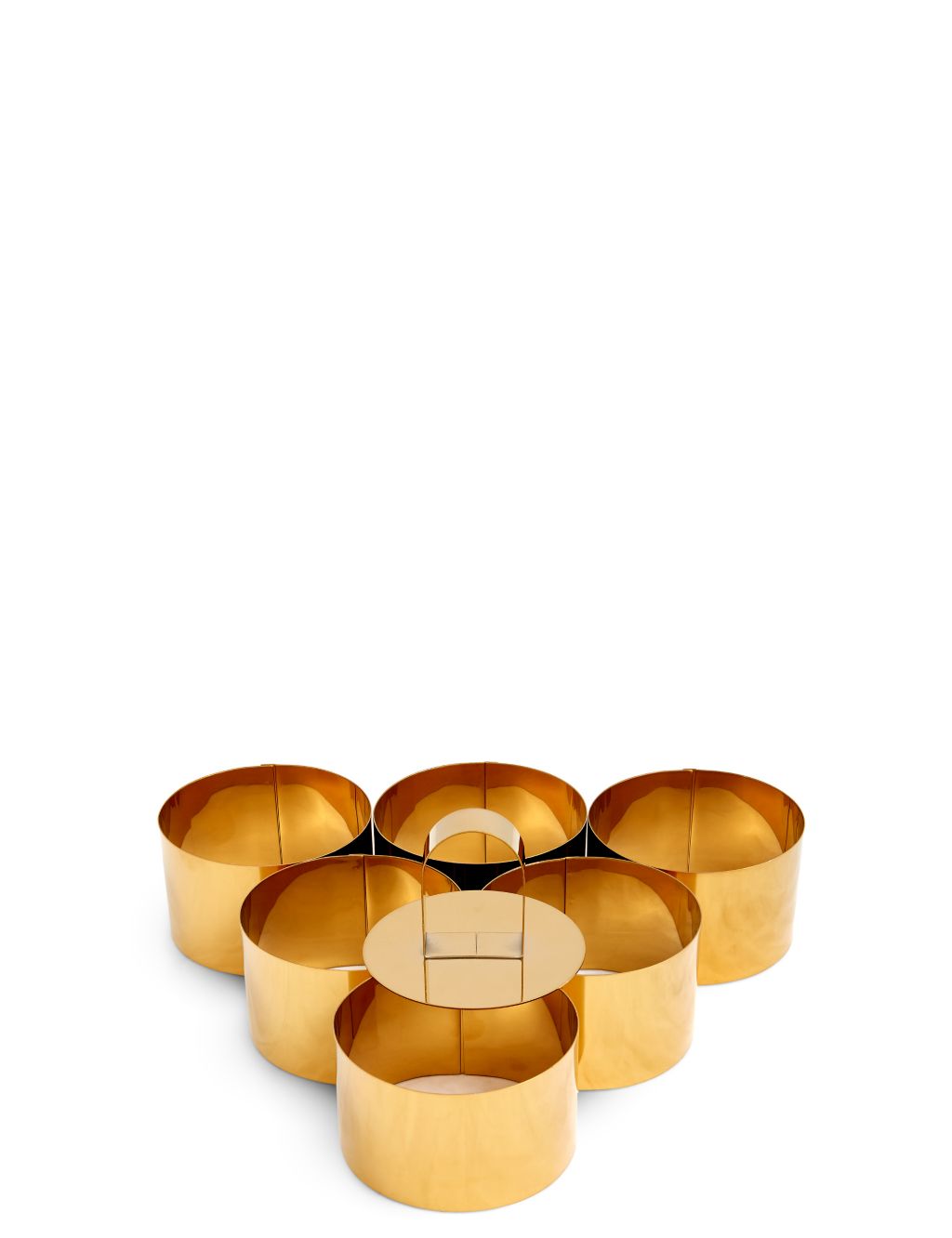 Set of 6 Cooking Rings with Press 1 of 2