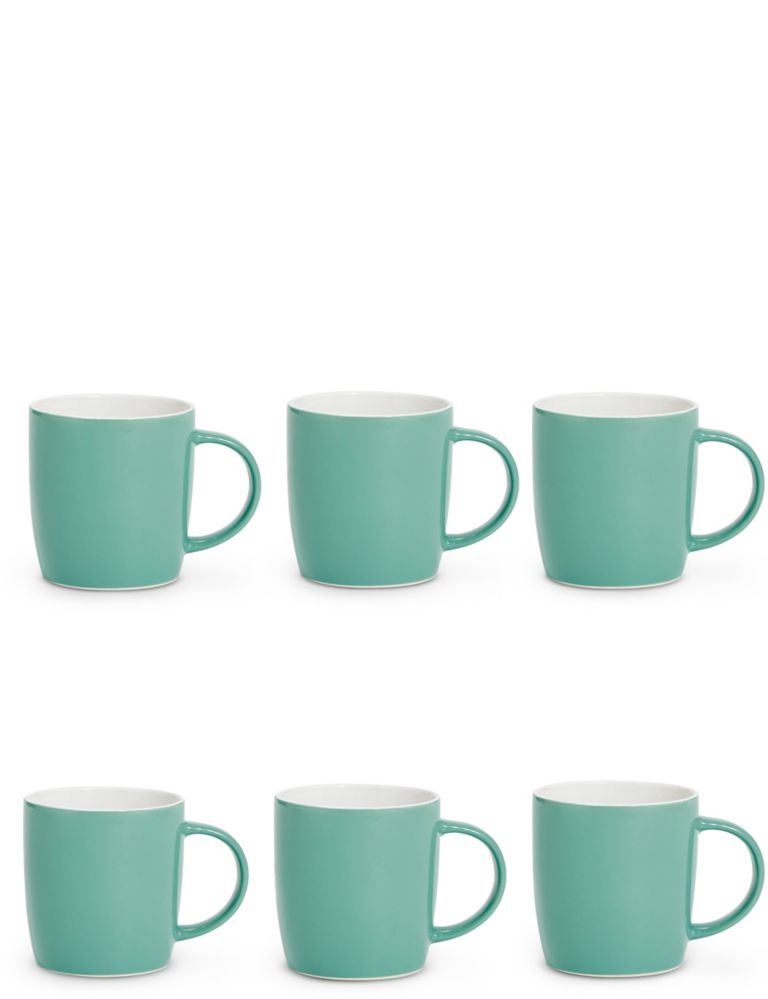 Set of 6 Plain Mugs 2 of 2