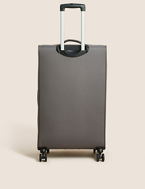Seville 4 Wheel Soft Large Suitcase Image 2 of 8