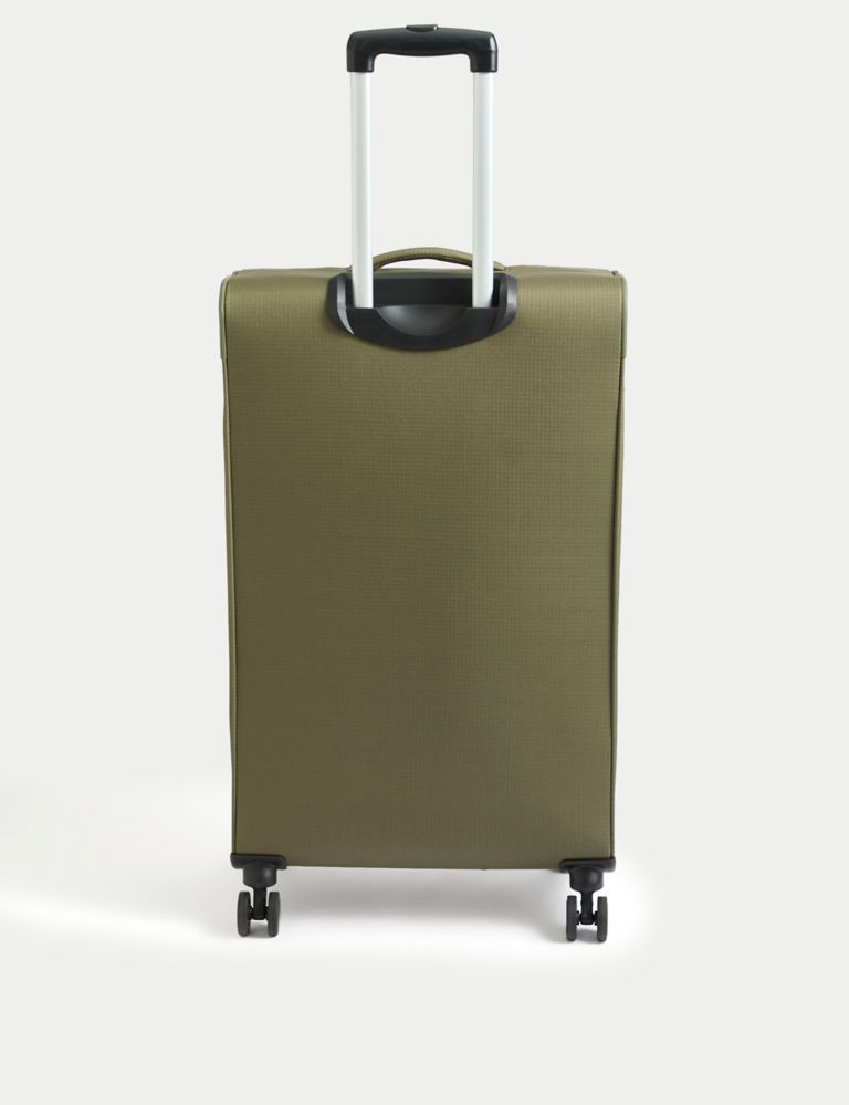 Seville 4 Wheel Soft Large Suitcase 2 of 9