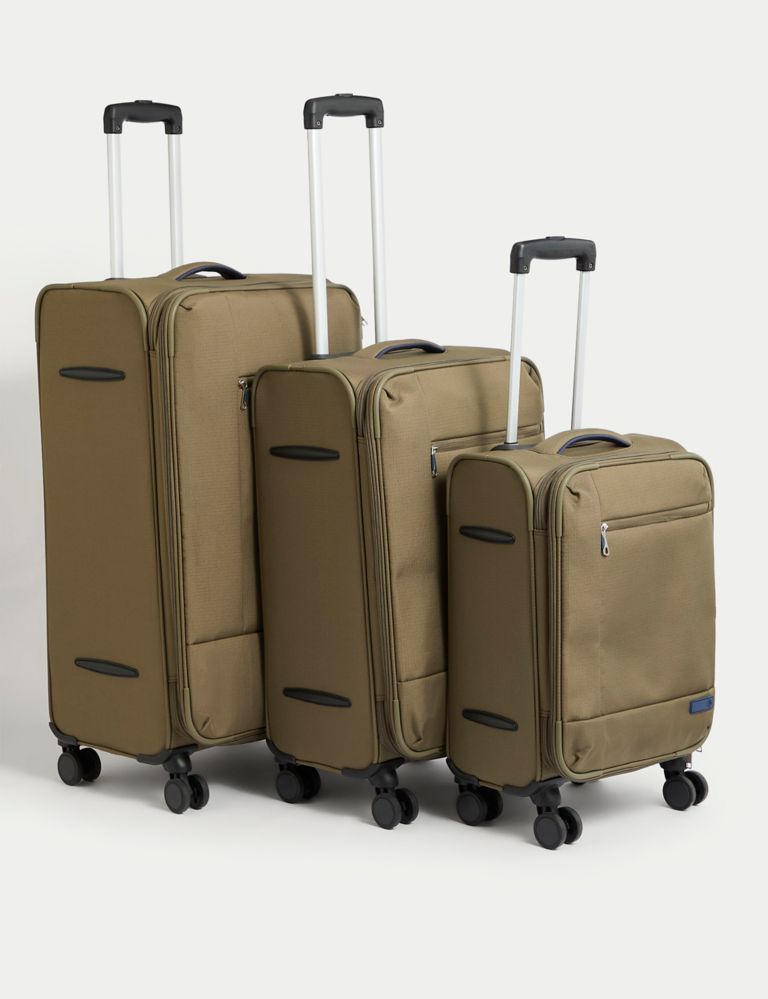 Seville 4 Wheel Soft Large Suitcase 5 of 9