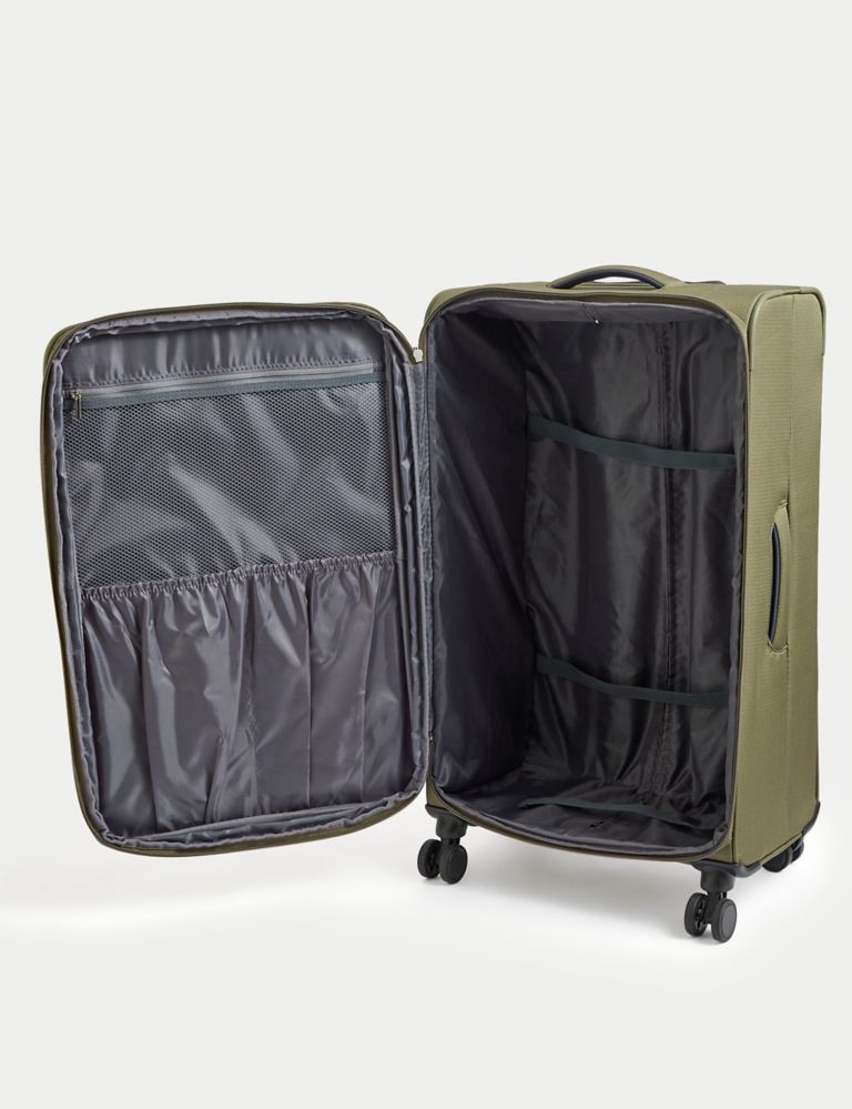 Seville 4 Wheel Soft Large Suitcase 6 of 9