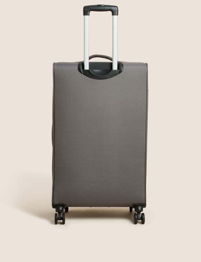 Seville 4 Wheel Soft Large Suitcase 2 of 8