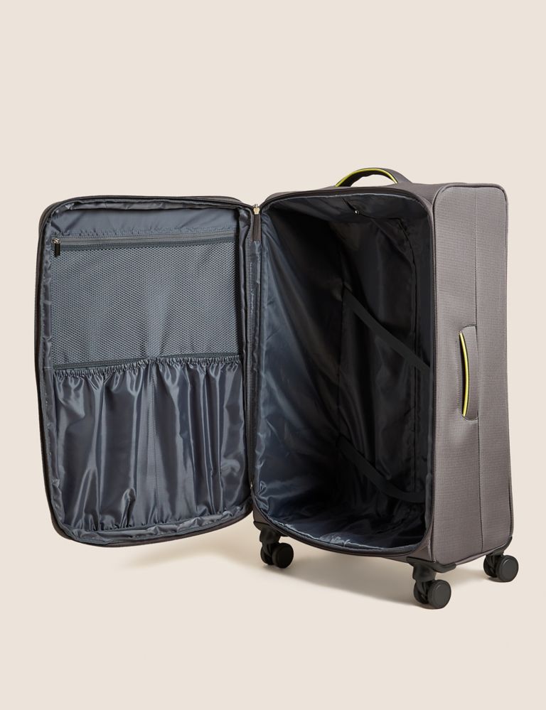Seville 4 Wheel Soft Large Suitcase 6 of 8