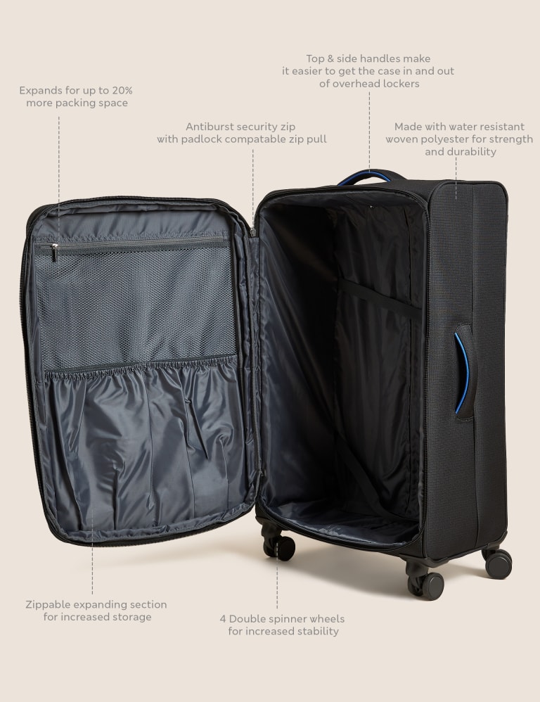 Marks and spencer heritage 4 wheel cabin suitcase shop