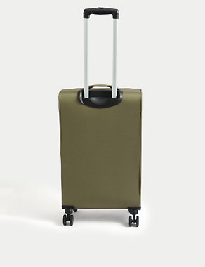 Seville 4 Wheel Soft Medium Suitcase Image 2 of 9