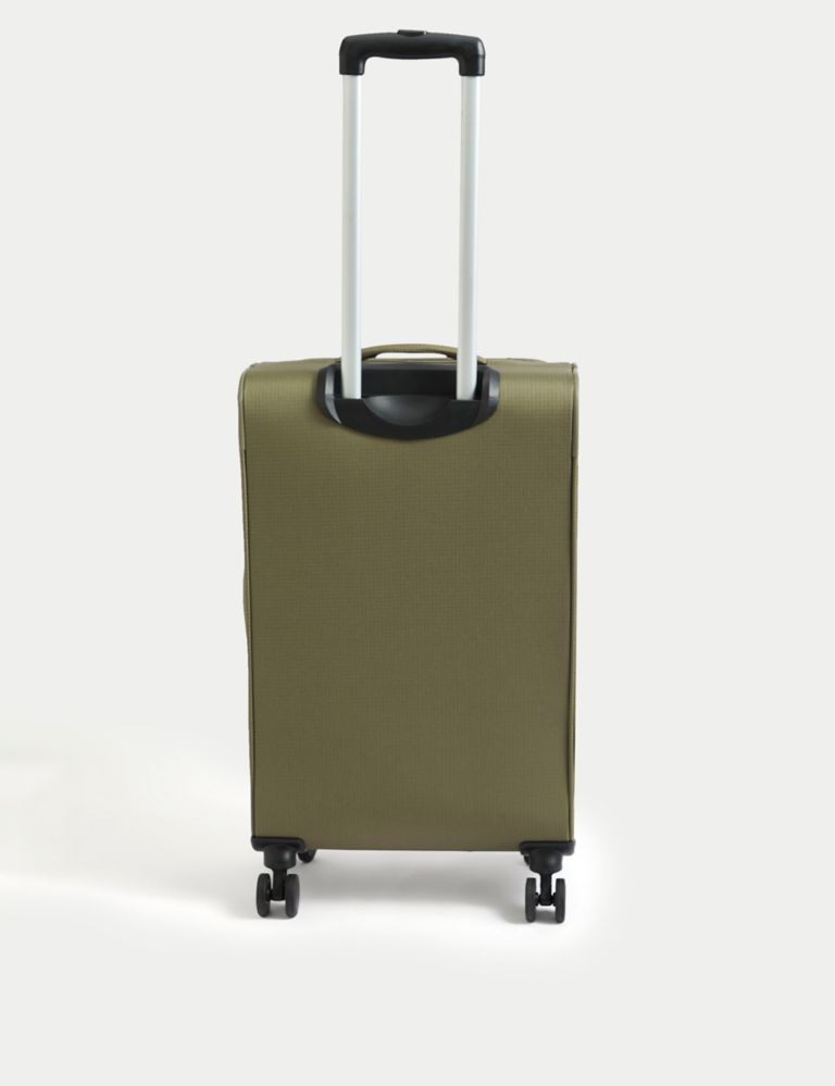 Seville 4 Wheel Soft Medium Suitcase 2 of 9