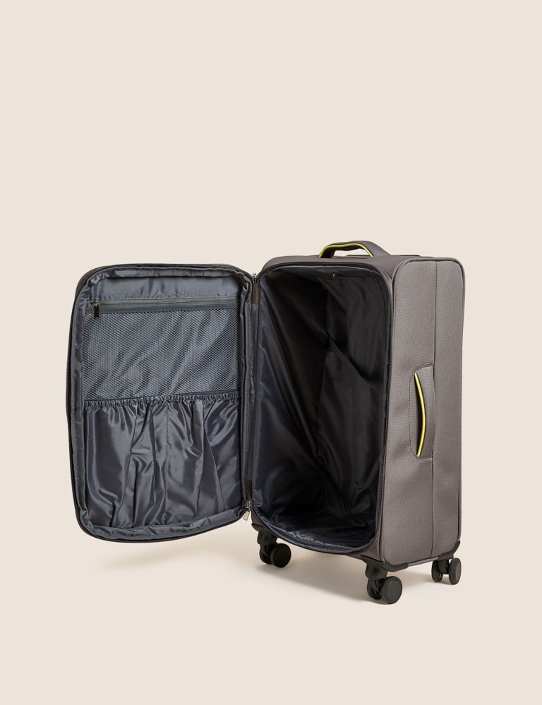Seville 4 Wheel Soft Medium Suitcase 1 of 7