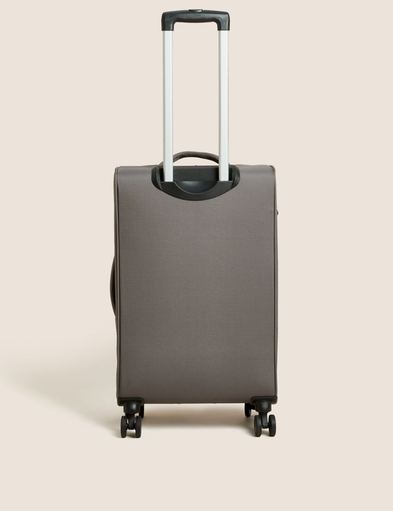 Seville 4 Wheel Soft Medium Suitcase 2 of 7