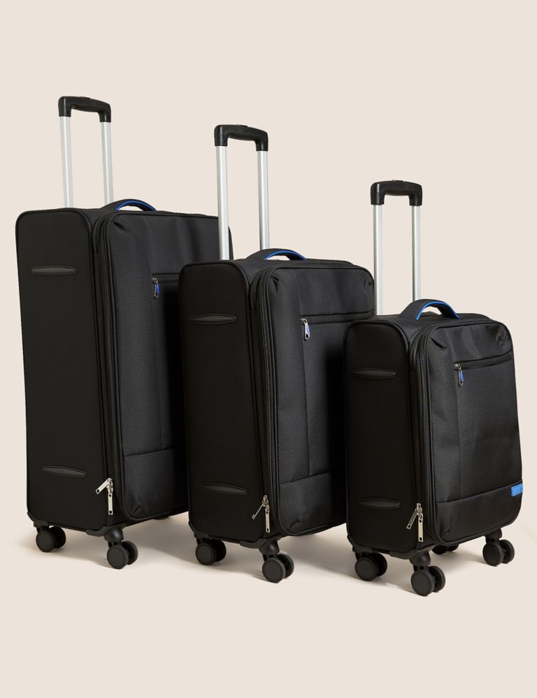 Seville 4 Wheel Soft Medium Suitcase 5 of 7