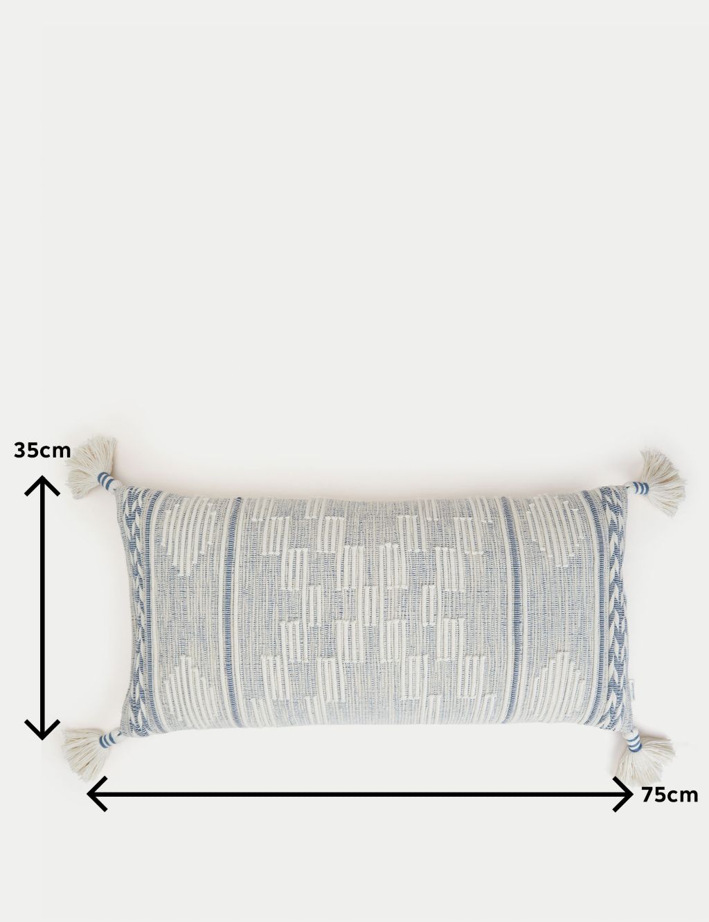 Seville Amar Large Textured Bolster Cushion 5 of 7