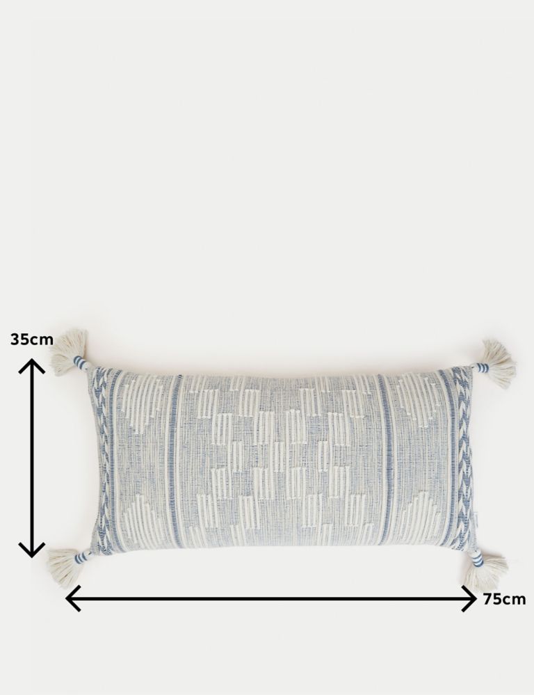 Seville Amar Large Textured Bolster Cushion 7 of 7