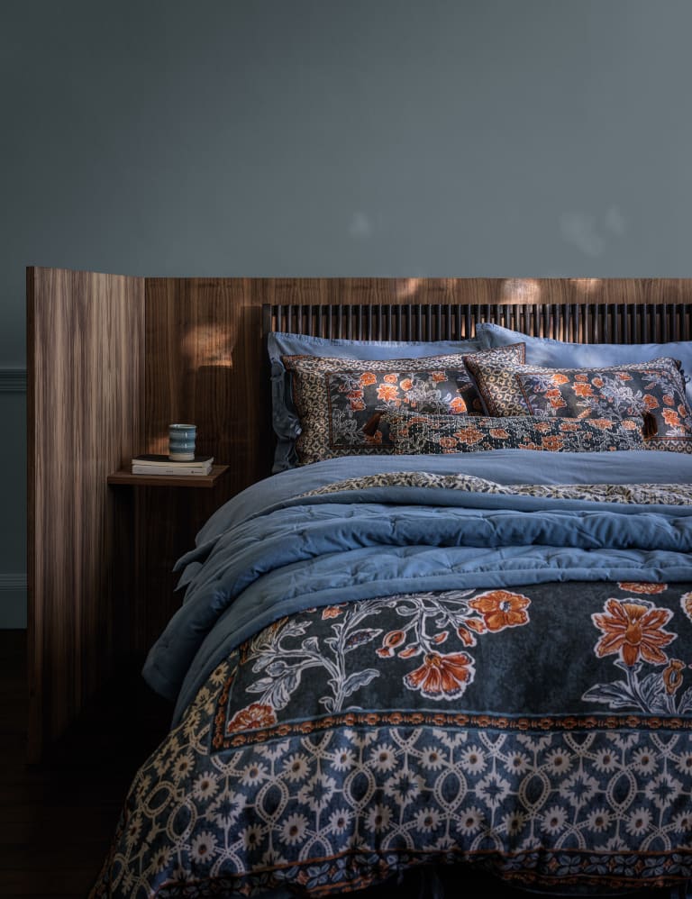 Seville Feria Quilted Bedspread M&S X Fired Earth M&S