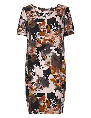 Shadow Floral Tunic Dress Image 2 of 3