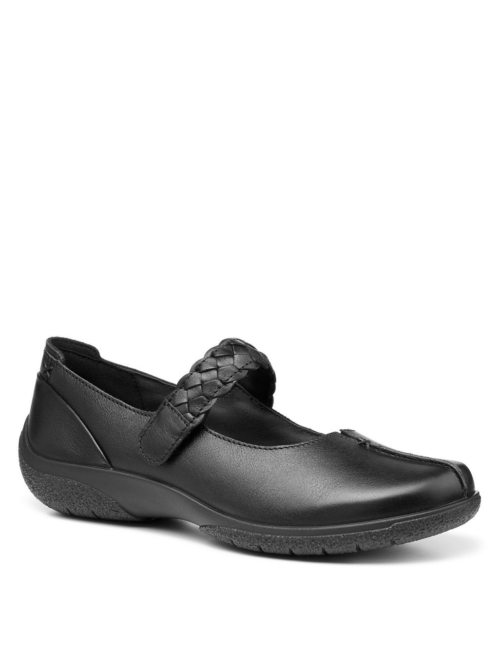 Shake II Wide Fit Leather Riptape Pumps | Hotter | M&S
