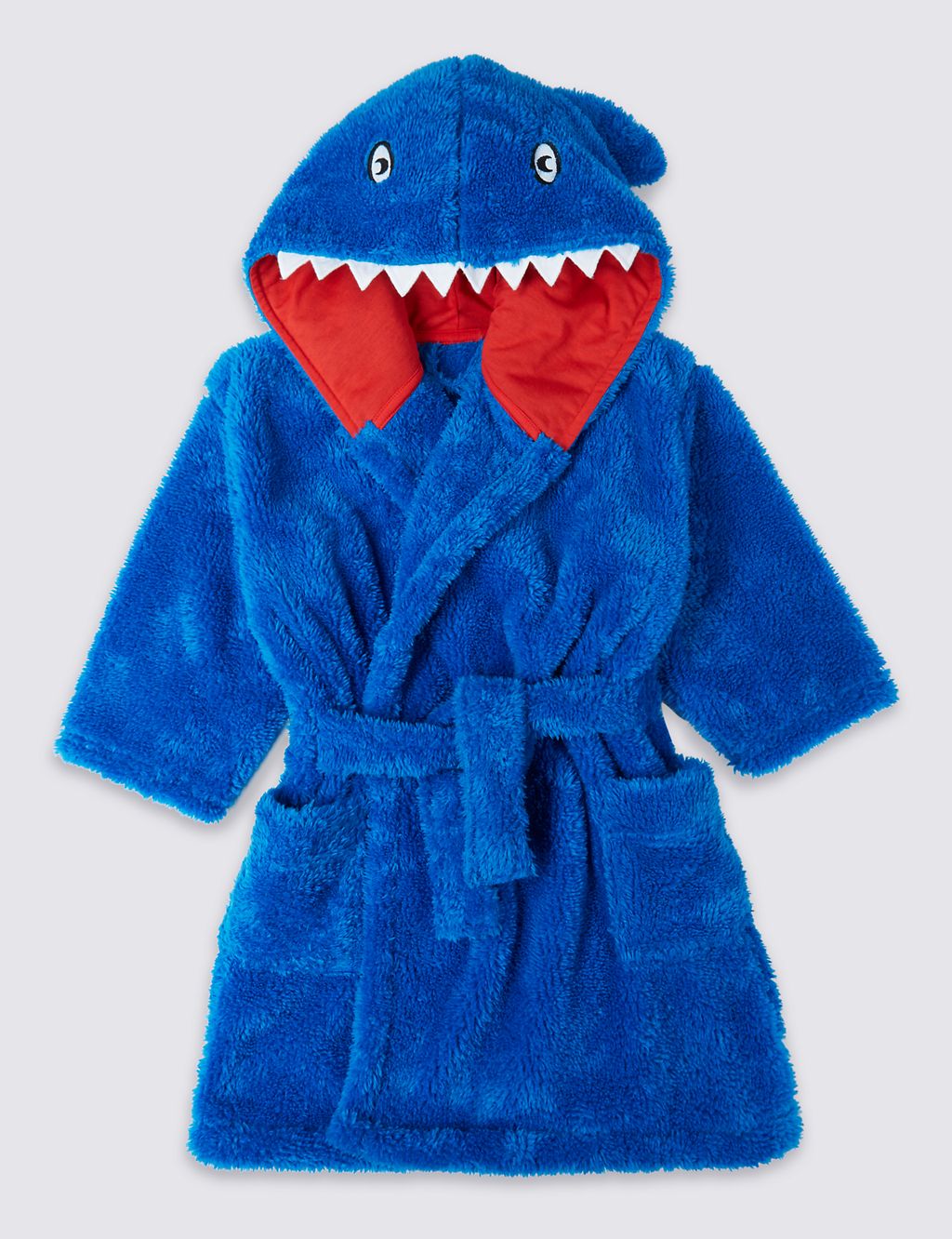 Shark Dressing Gown with Belt (1-8 Years) 1 of 3