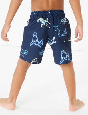 daddy shark swim trunks