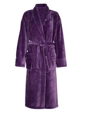 Shawl Collar Belted Dressing Gown Image 2 of 5