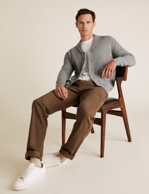 mens cardigans m&s