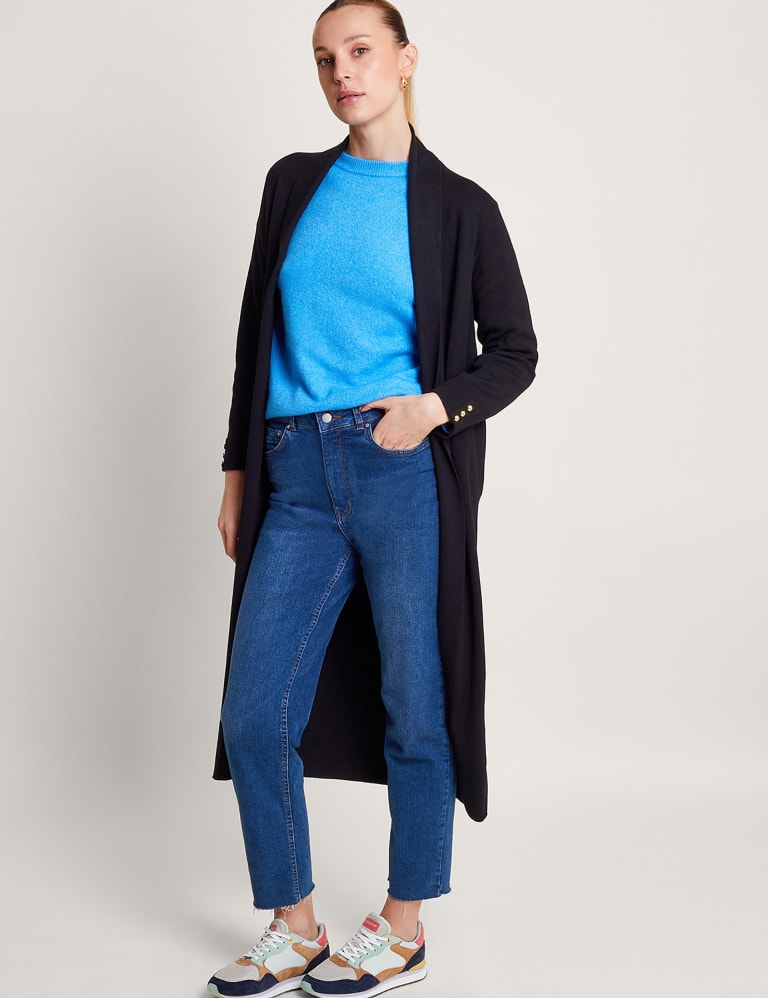 Shawl Collar Longline Coatigan