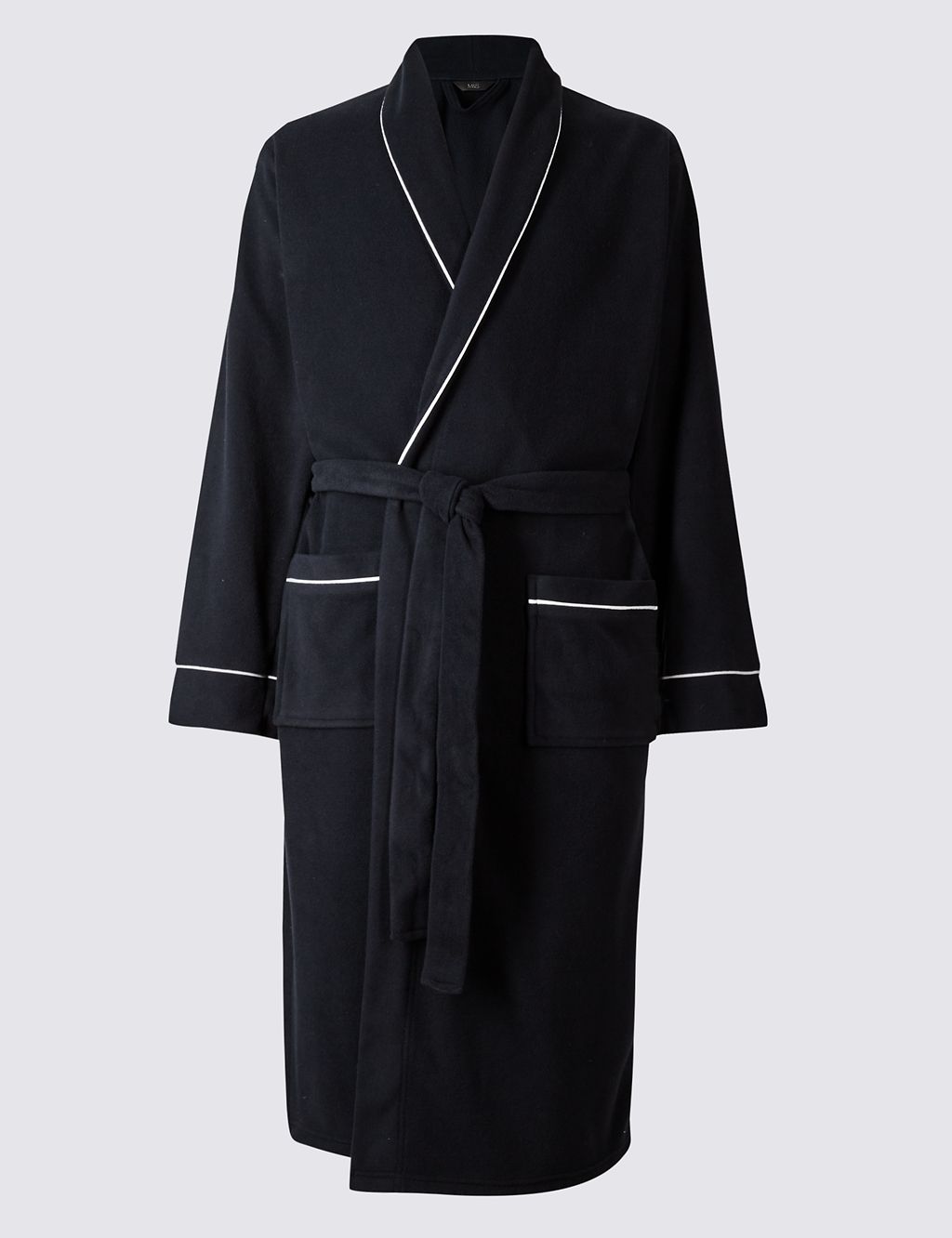 Shawl Neck Fleece Dressing Gown 1 of 3
