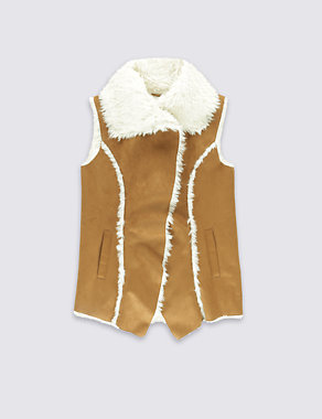 Shearling Gilet (5-14 Years) Image 2 of 3