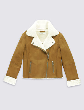 Shearling Jacket with Stormwear™ (5-14 Years) Image 2 of 4